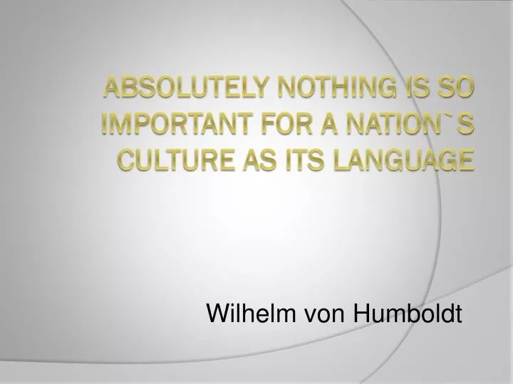 wilhelm von humboldt