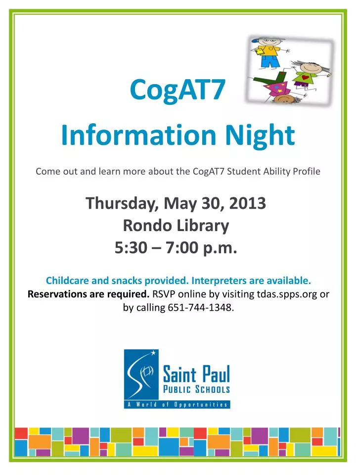 cogat7 information night
