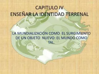 capitulo iv ense ar la identidad terrenal