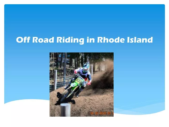 off road riding in rhode island