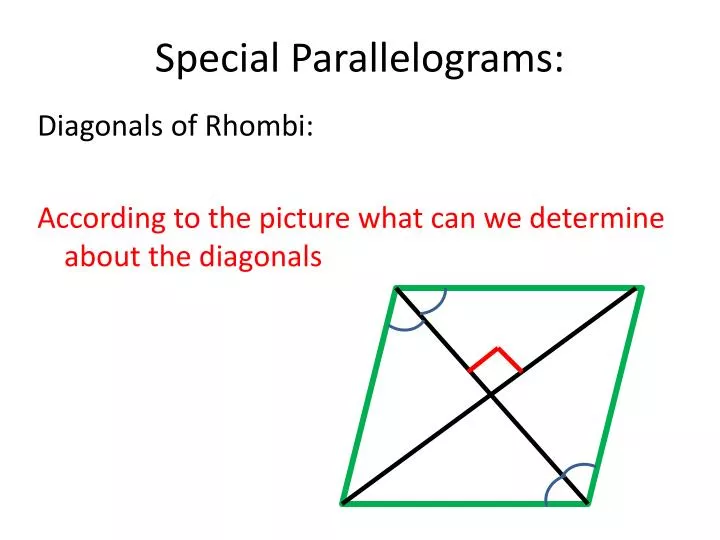 special parallelograms