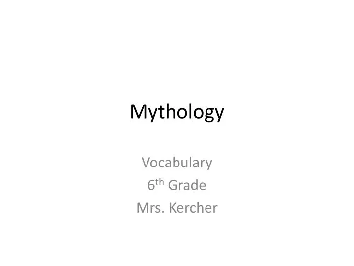 mythology