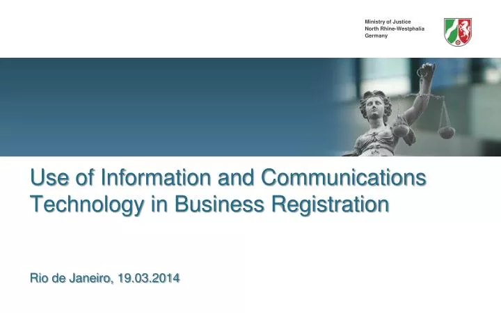 use of information and communications technology in business registration rio de janeiro 19 03 2014