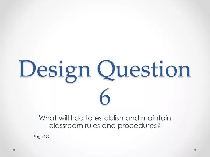 design question 6