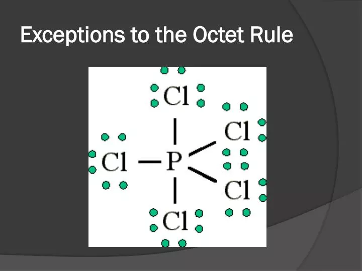 exceptions to the octet rule
