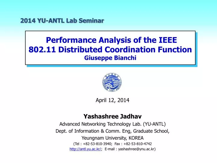 performance analysis of the ieee 802 11 distributed coordination function giuseppe bianchi