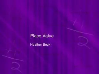 Place Value