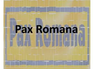 Pax Romana