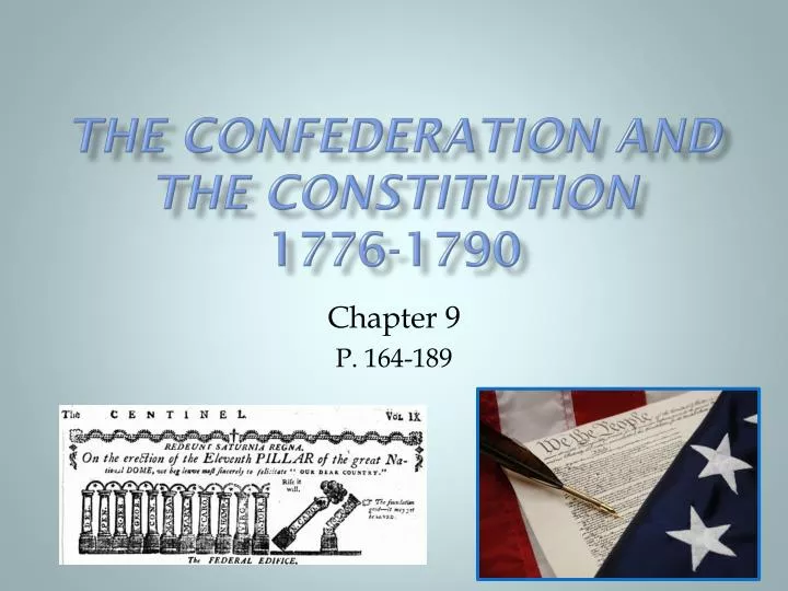 the confederation and the constitution 1776 1790