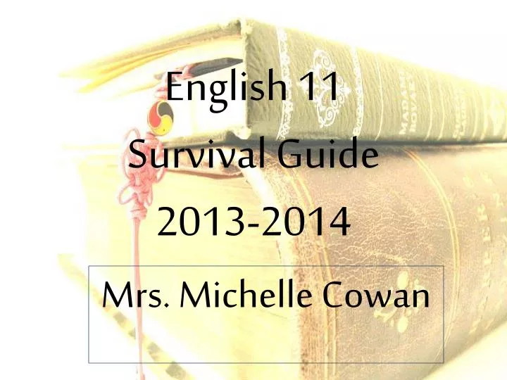 english 11 survival guide 2013 2014