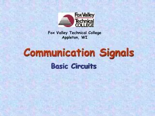 Communication Signals