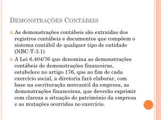 demonstra es cont beis