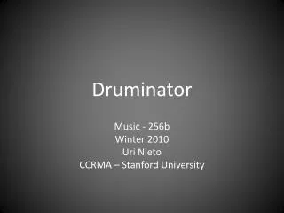 Druminator