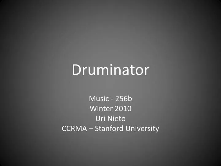 druminator