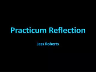 Practicum Reflection