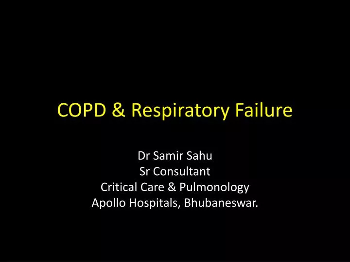 copd respiratory failure