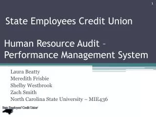 Human Resource Audit – Performance Management System