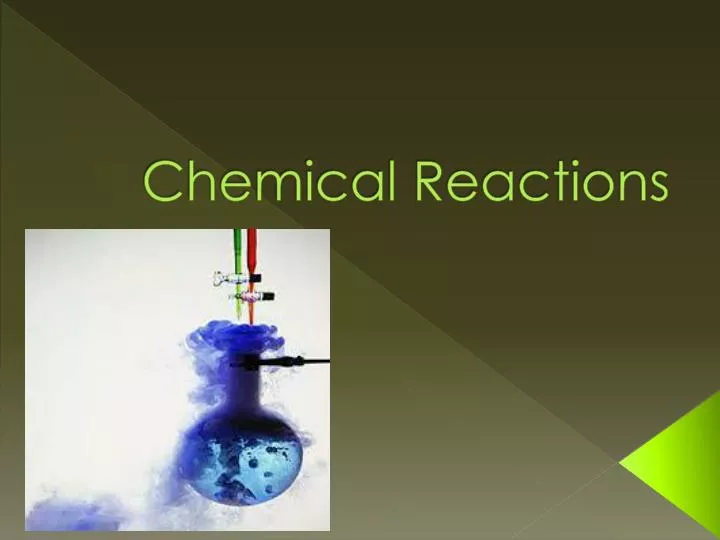 chemical reactions