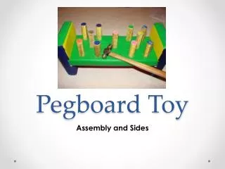 Pegboard Toy