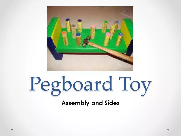 pegboard toy