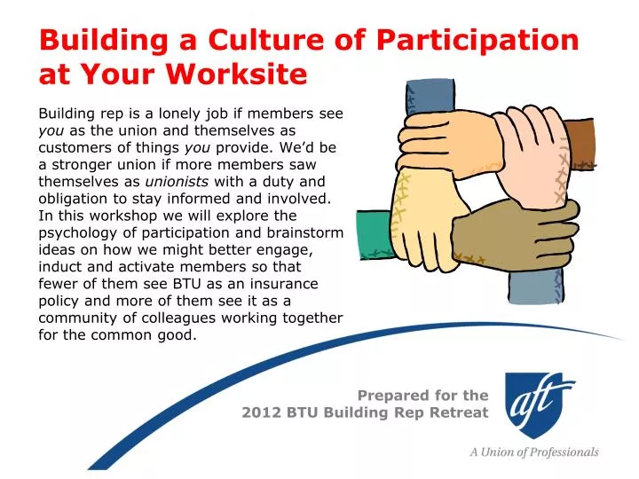 building a culture of participation at your worksite
