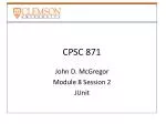 CPSC 871 - slide 1