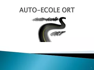 auto ecole ort