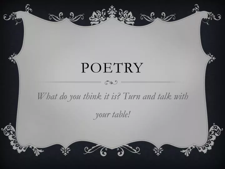 poetry