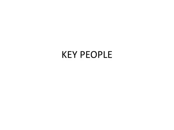 key people