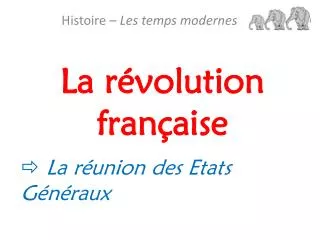 la r volution fran aise