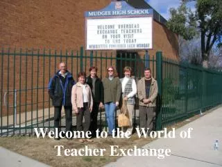 Welcome to the World of Teacher Exchange