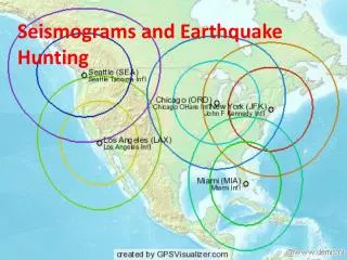 Seismograms and Earthquake Hunting