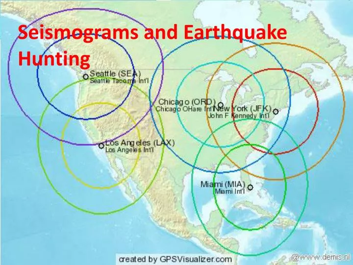 seismograms and earthquake hunting