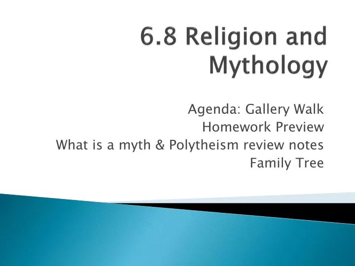 6 8 religion and mythology