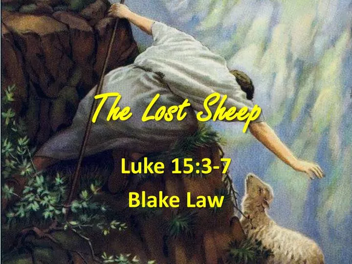 the lost sheep