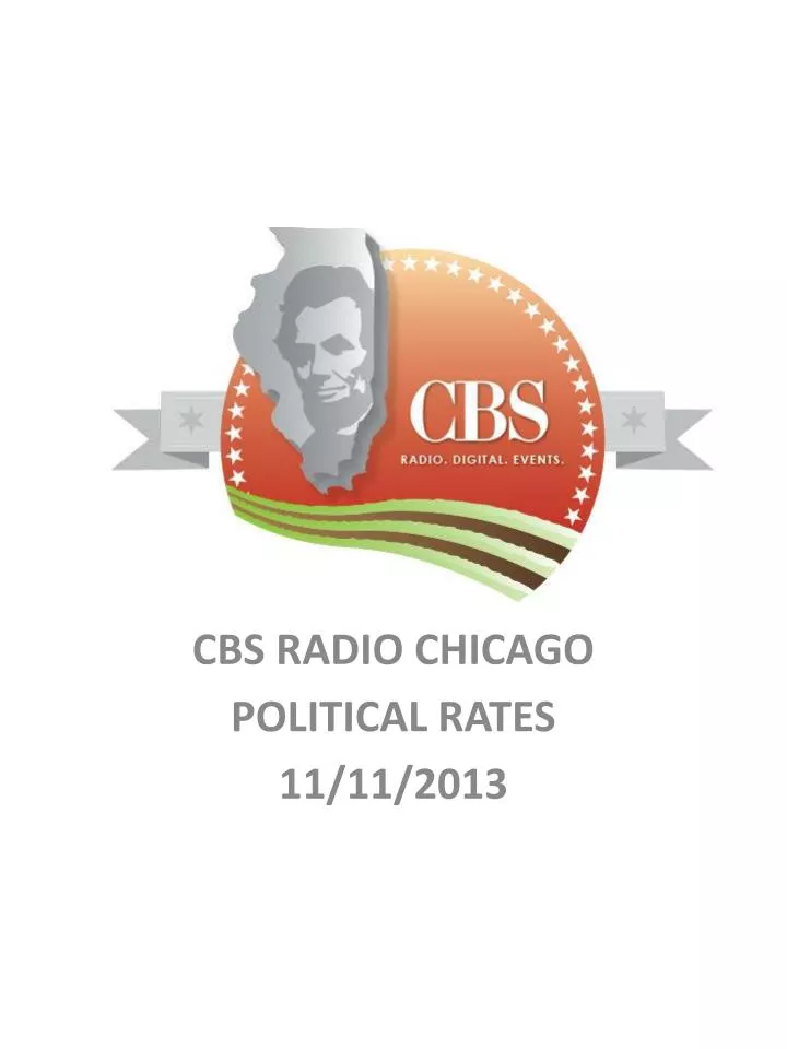 cbs radio chicago political rates 11 11 2013