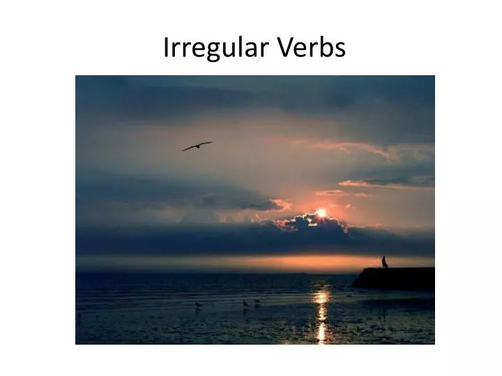 irregular verbs