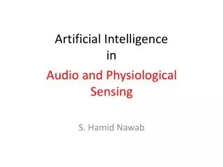 Artificial Intelligence in