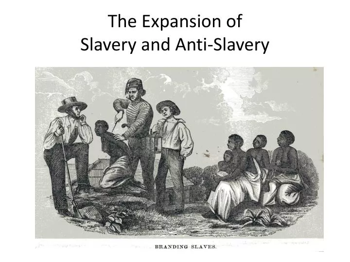 the expansion of slavery and anti slavery