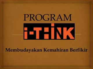 PROGRAM