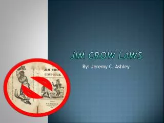 Jim Crow laws