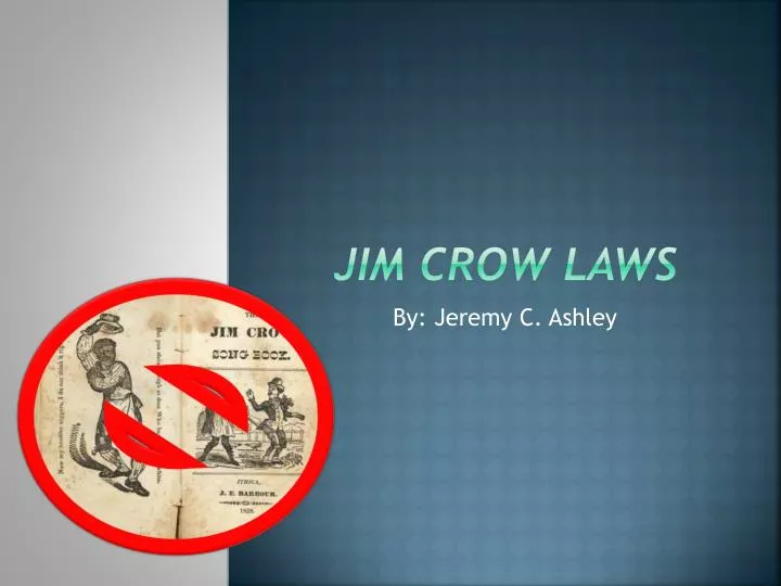 jim crow laws