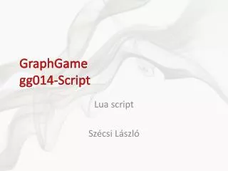 graphgame gg0 14 script