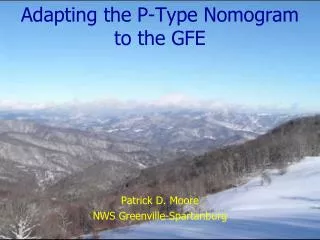 Adapting the P-Type Nomogram to the GFE