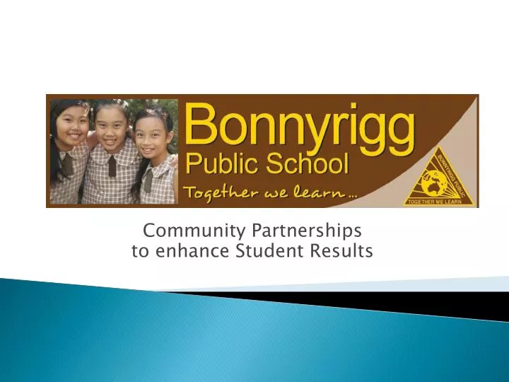 community partnerships to enhance student results