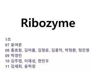 ribozyme
