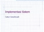 I mplementasi Sistem - slide 1