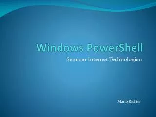 PPT - DOWNLOAD Mastering Windows PowerShell Scripting PowerPoint ...