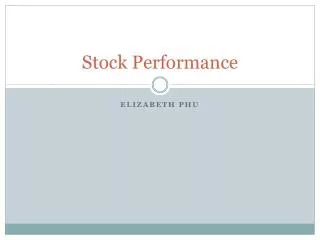 Stock Performance