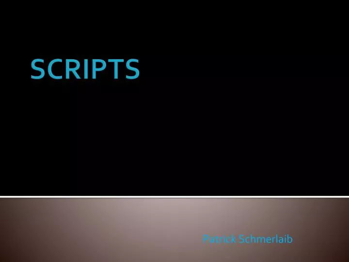 scripts